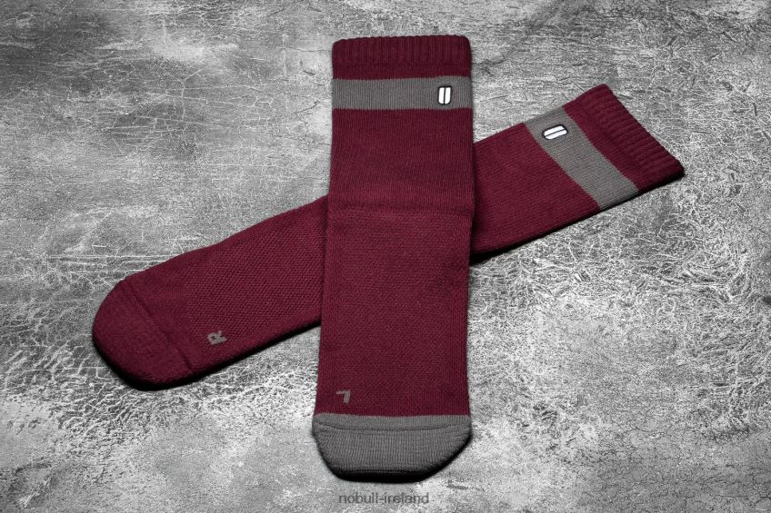 NOBULL N68P2P2883Crew Sock Cabernet