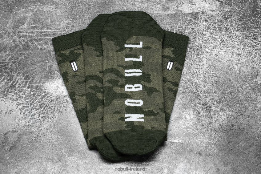 NOBULL N68P2P2922Crew Sock (Camo) Army