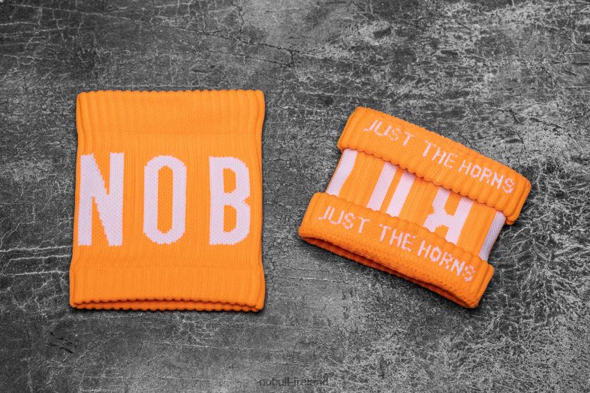 NOBULL N68P2P2951Wrist Bands (Neon) Orange