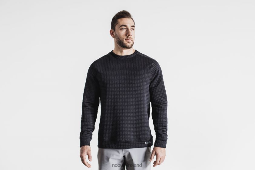 Quilted Crew Pullover Nobull Men BRX6B6347