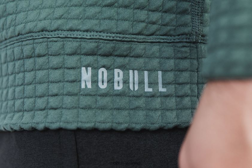 Quilted Crew Pullover Nobull Men BRX6B6354