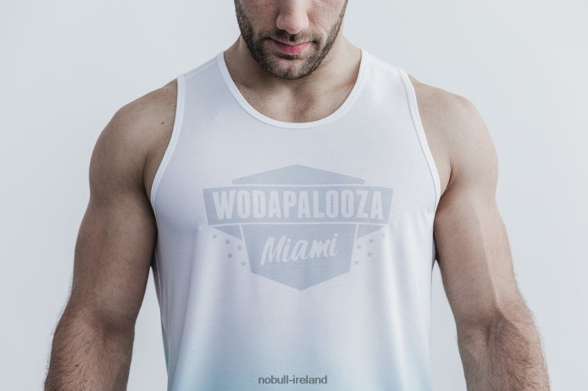 NOBULL N68P2P1015Men's Wodapalooza Tank (Dip-Dye) Blue