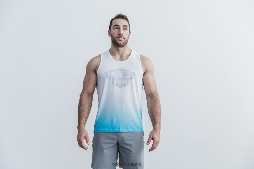 NOBULL N68P2P1015Men's Wodapalooza Tank (Dip-Dye) Blue