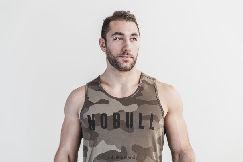 NOBULL N68P2P1036Men's Tank (Camo) Dark