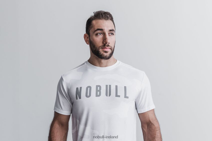 NOBULL N68P2P1045Men's Tee (Camo) White