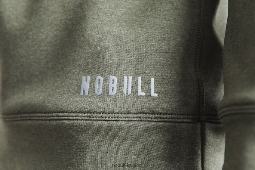 NOBULL N68P2P1057Men's Performance Crew Sweatshirt Army