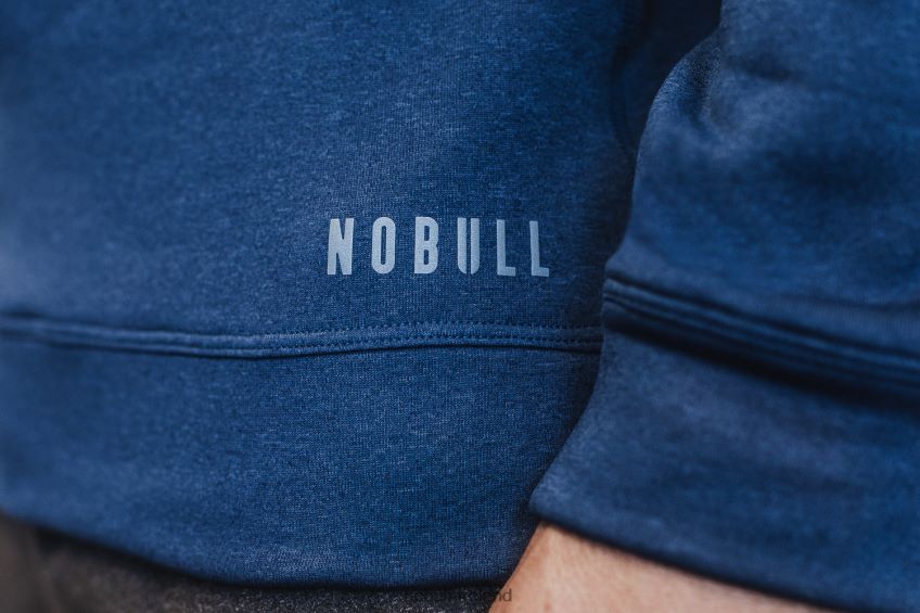 NOBULL N68P2P1059Men's Performance Crew Sweatshirt Steel