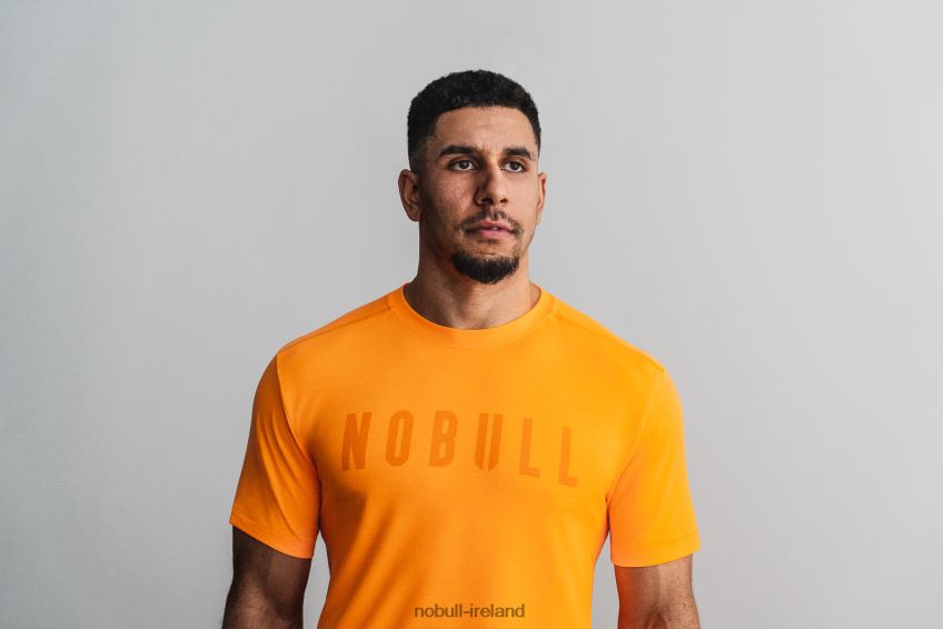 NOBULL N68P2P1062Men's Tee (Neon) Orange