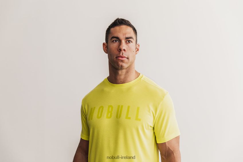 NOBULL N68P2P1063Men's Tee (Neon) Yellow