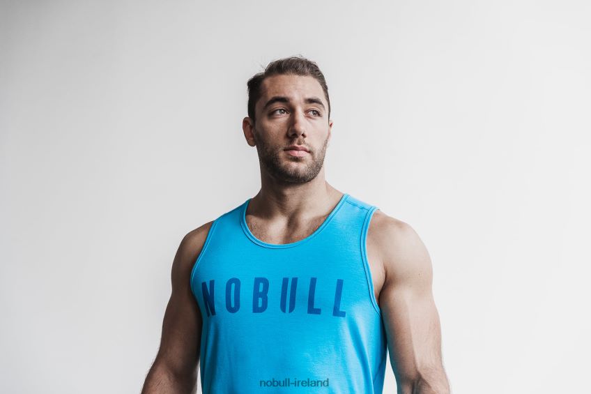 NOBULL N68P2P1070Men's Tank (Neon) Blue