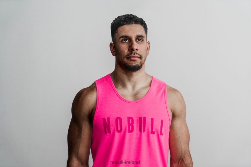 NOBULL N68P2P1071Men's Tank (Neon) Pink