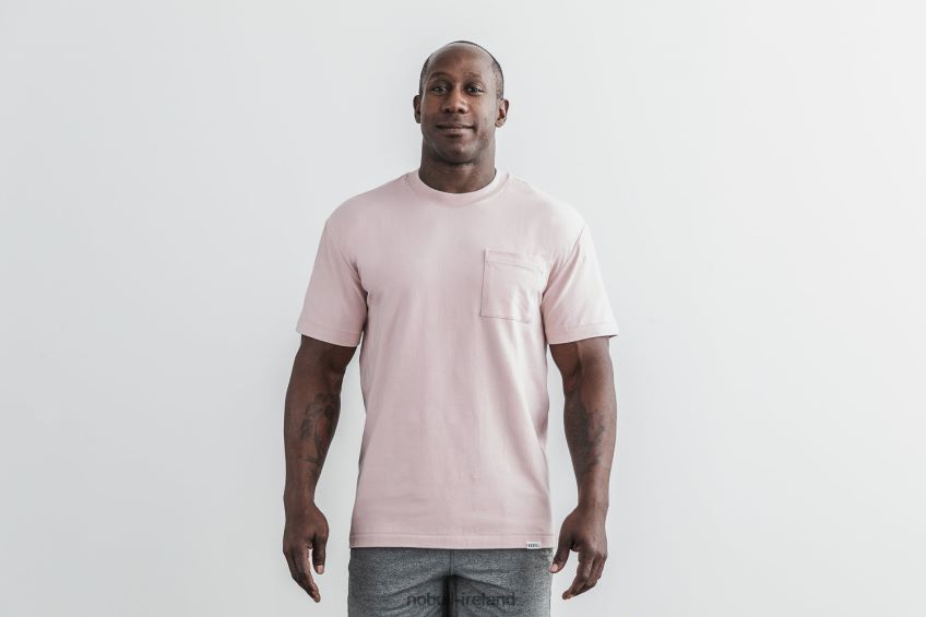 NOBULL N68P2P1101Men's Heavyweight Pocket Tee Dusty