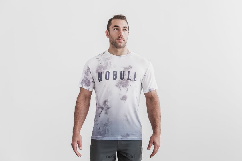 NOBULL N68P2P1124Men's Tee (Dip-Dye) White & Cloud