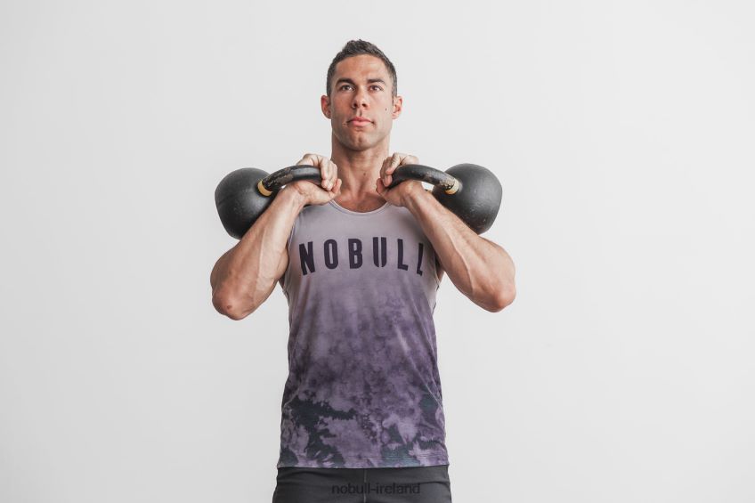 NOBULL N68P2P1130Men's Tank (Dip-Dye) Wisteria