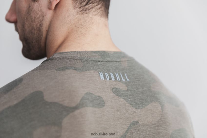 NOBULL N68P2P1143Men's Crossfit Long Sleeve Tee (Camo) Army