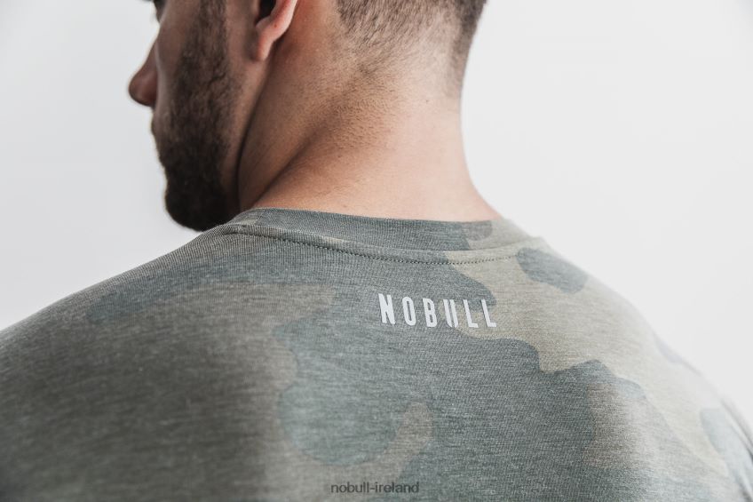 NOBULL N68P2P1156Men's Crossfit Tee (Camo) Army