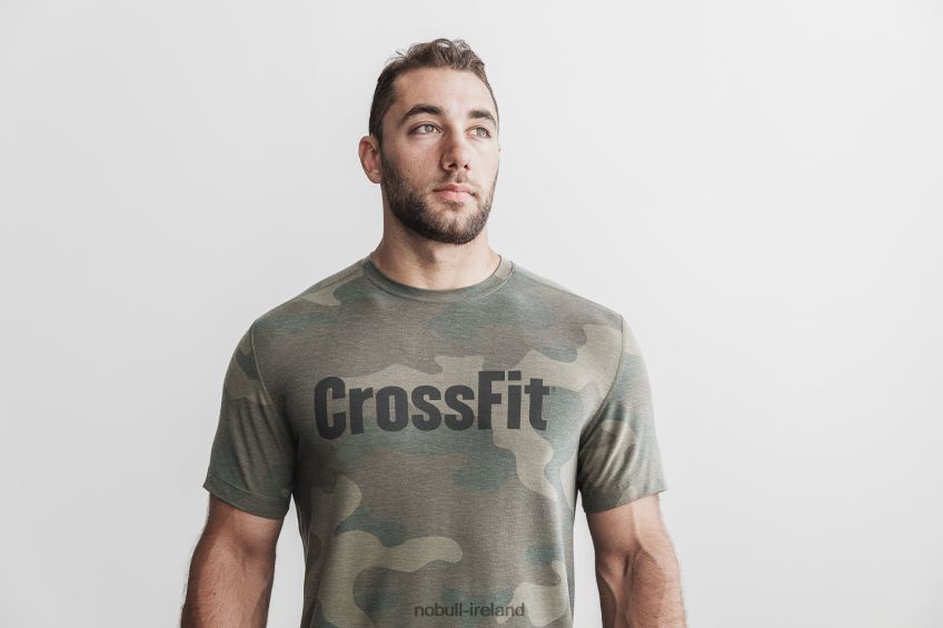 NOBULL N68P2P1156Men's Crossfit Tee (Camo) Army