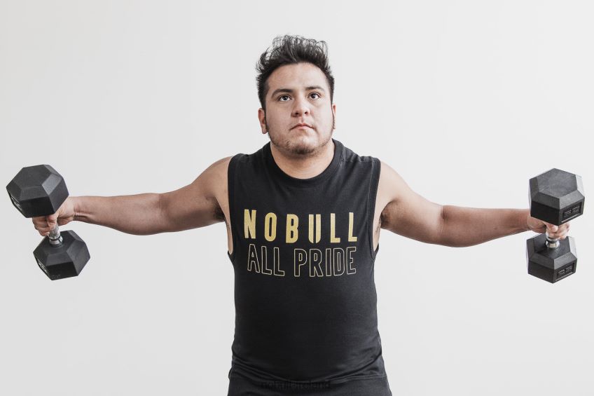 NOBULL N68P2P1166Sleeveless Crew Sweatshirt (Pride) Black