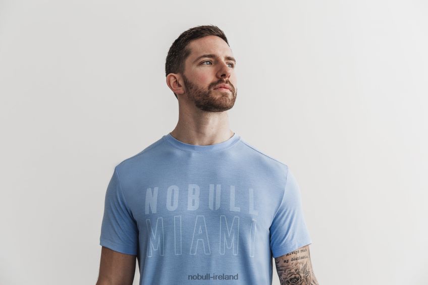 NOBULL N68P2P1191Men's Tee (Miami) Blue