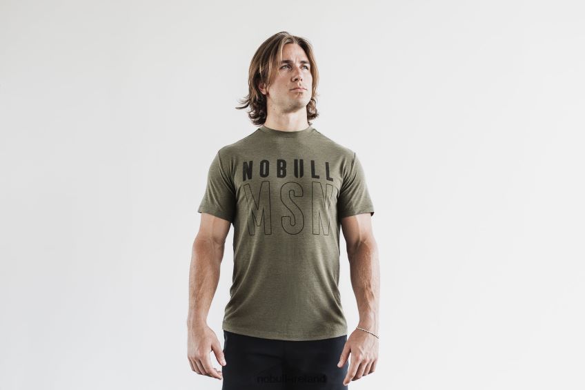 NOBULL N68P2P1203Men's Tee (Madison) Army