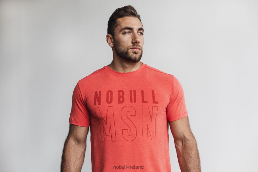 NOBULL N68P2P1205Men's Tee (Madison) Red