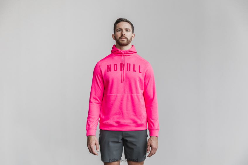 NOBULL N68P2P1230Men's Hoodie (Neon) Pink