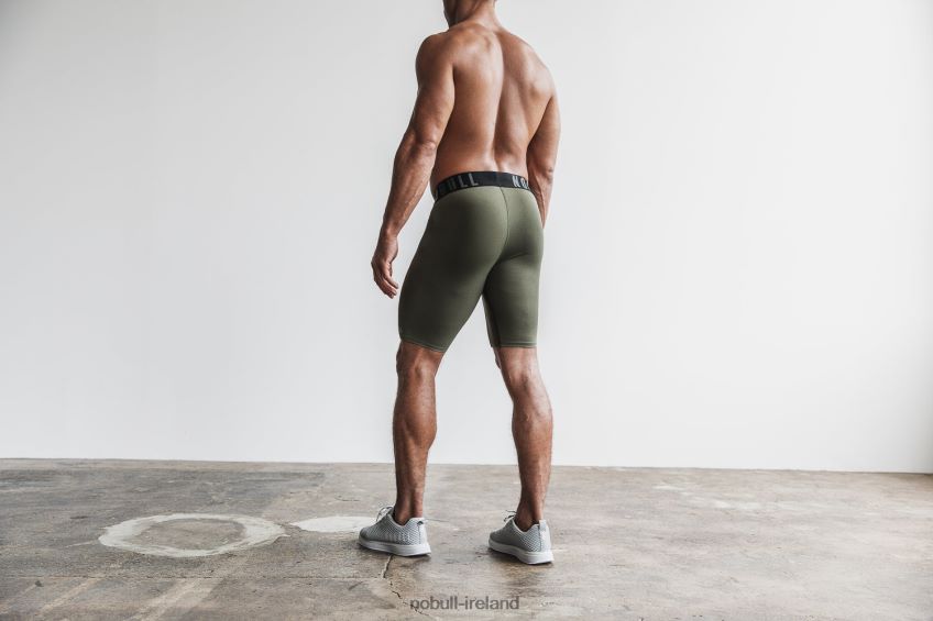 NOBULL N68P2P673Men's Compression Short 9 Army