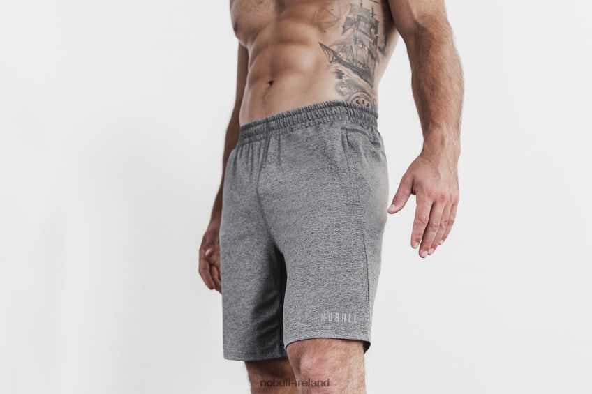 NOBULL N68P2P682Men's Lightweight Knit Short 9 Grey