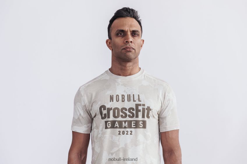 NOBULL N68P2P698Men's Crossfit Games 2022 Tee Oatmeal