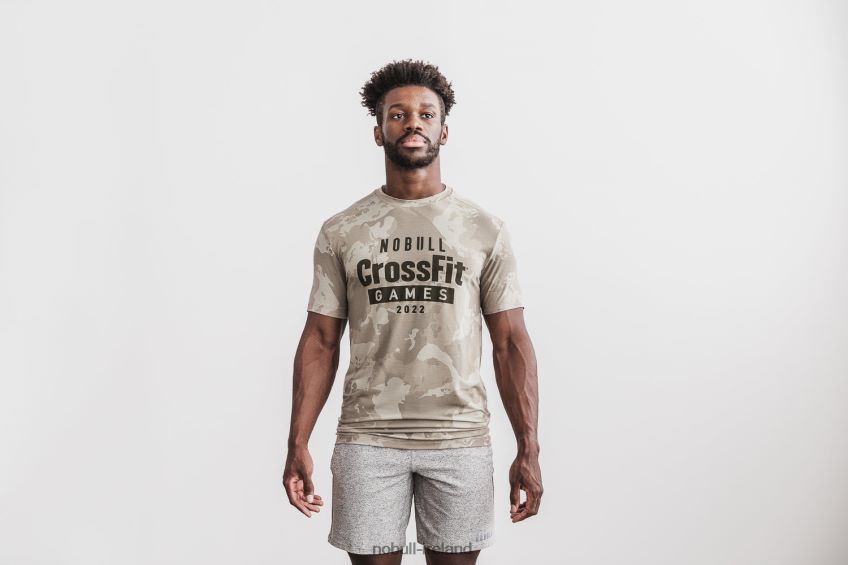 NOBULL N68P2P699Men's Crossfit Games 2022 Tee Taupe