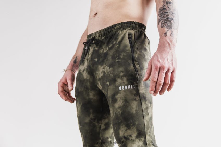 NOBULL N68P2P778Men's Jogger (Tie-Dye) Army