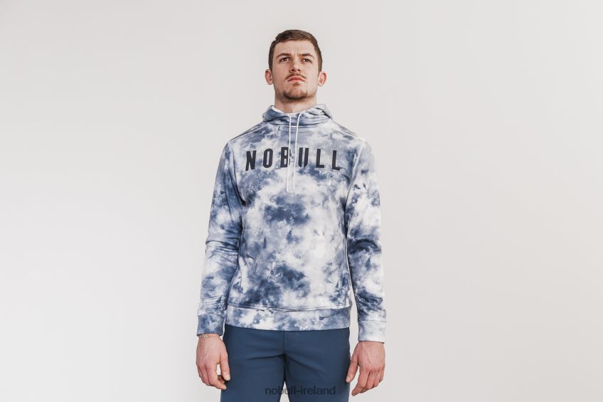 NOBULL N68P2P811Men's Hoodie (Tie-Dye) White