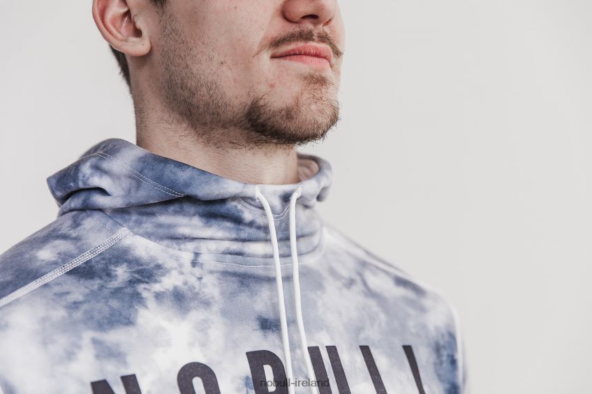 NOBULL N68P2P811Men's Hoodie (Tie-Dye) White