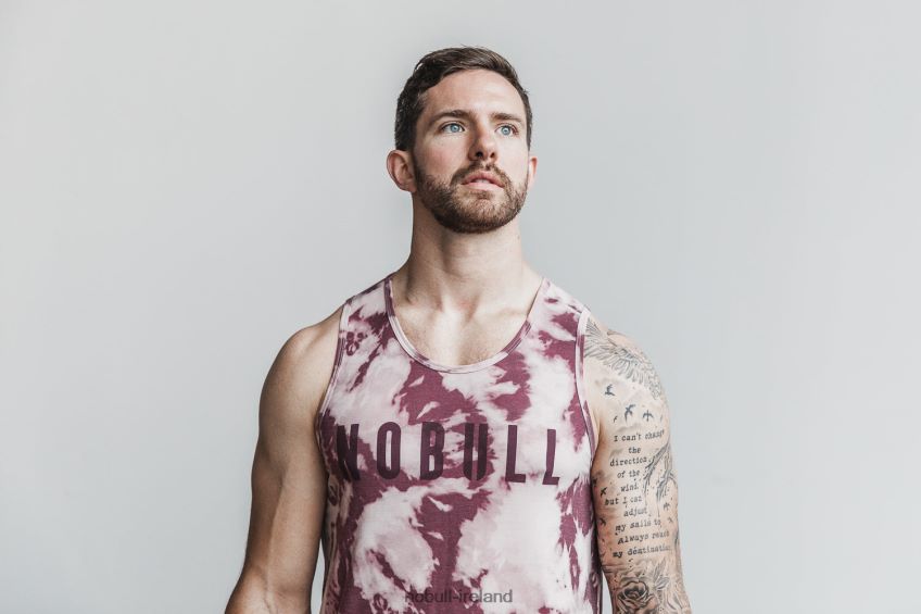 NOBULL N68P2P819Men's Tank (Tie-Dye) Dusty