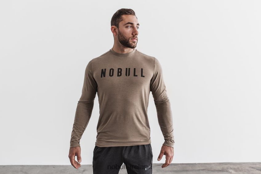 NOBULL N68P2P837Men's Long Sleeve Tee Rock