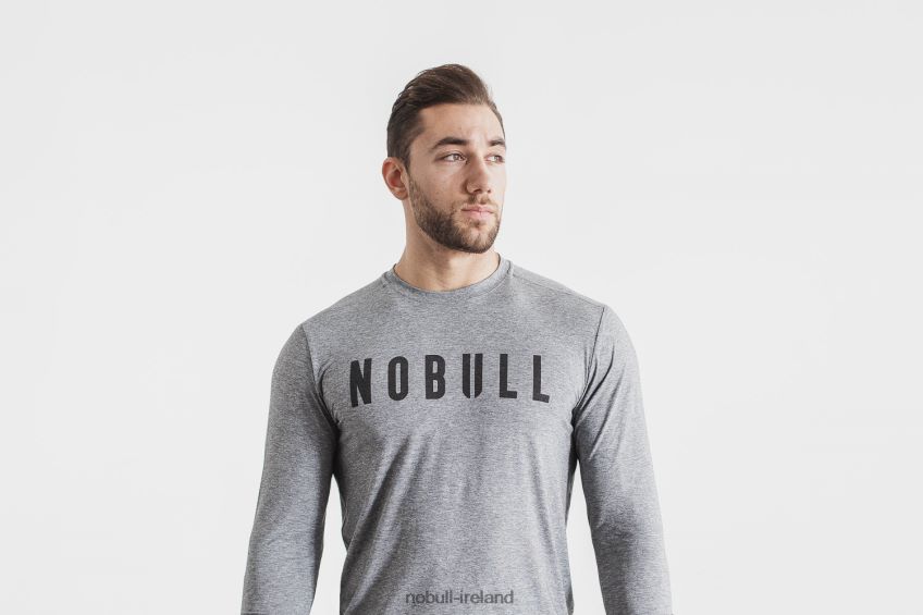 NOBULL N68P2P839Men's Long Sleeve Tee Grey