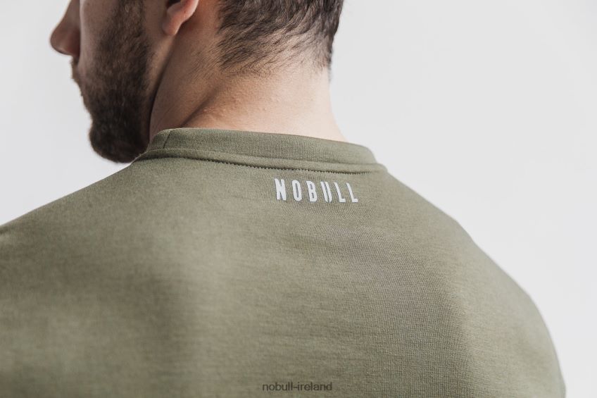 NOBULL N68P2P862Men's Crossfit Crew Sweatshirt Army