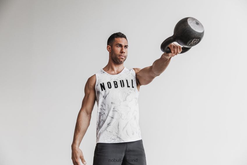 NOBULL N68P2P897Men's Tank (Butterfly) Grey