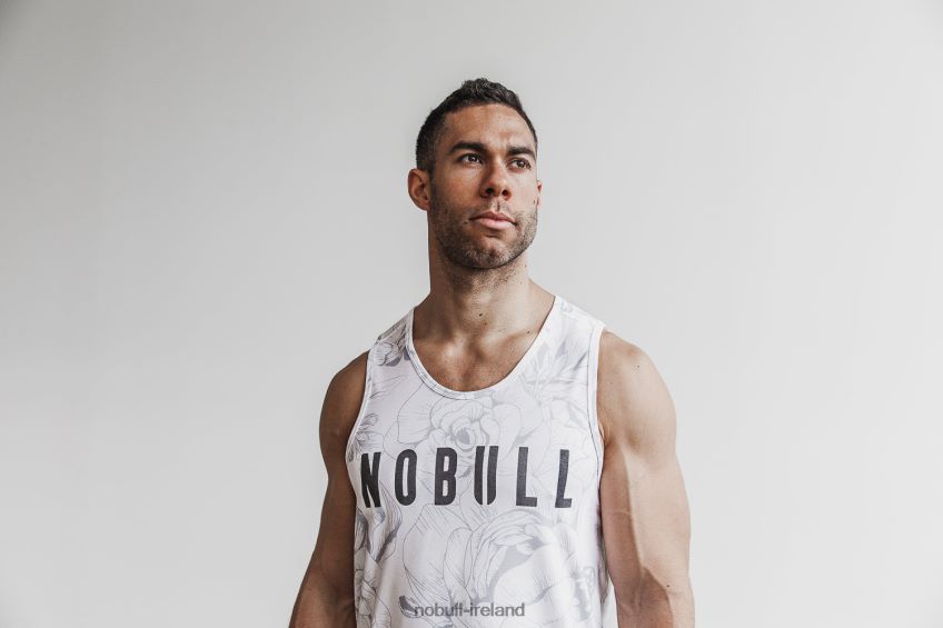 NOBULL N68P2P897Men's Tank (Butterfly) Grey