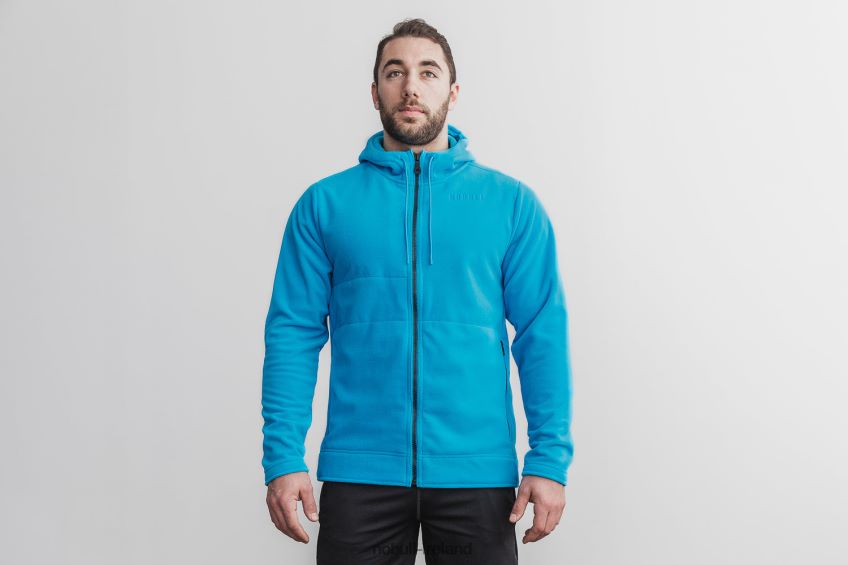 NOBULL N68P2P937Men's Arctic Zip-Up Jacket (Neon) Blue