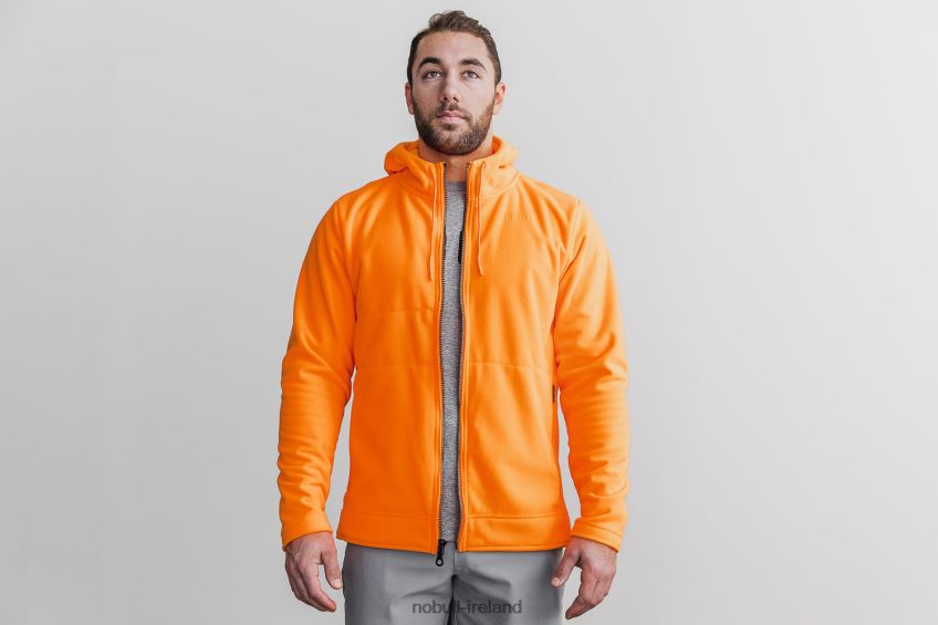 NOBULL N68P2P938Men's Arctic Zip-Up Jacket (Neon) Orange