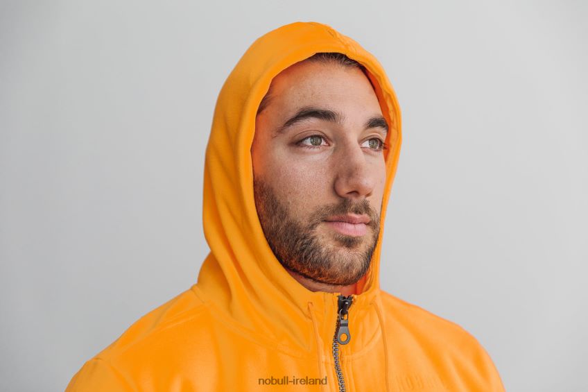 NOBULL N68P2P938Men's Arctic Zip-Up Jacket (Neon) Orange