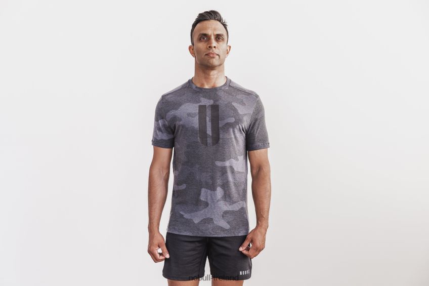 NOBULL N68P2P940Men's Horns Tee (Camo) Charcoal