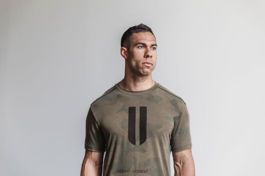 NOBULL N68P2P941Men's Horns Tee (Camo) Army