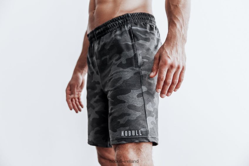 NOBULL N68P2P949Men's Lightweight Knit Short 9 (Camo) Carbon