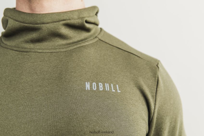 NOBULL N68P2P953Men's Performance Pullover Hoodie Army