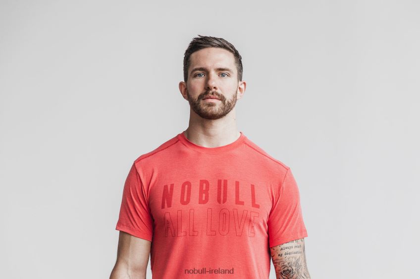 NOBULL N68P2P980Men's Tee (All Love) Red