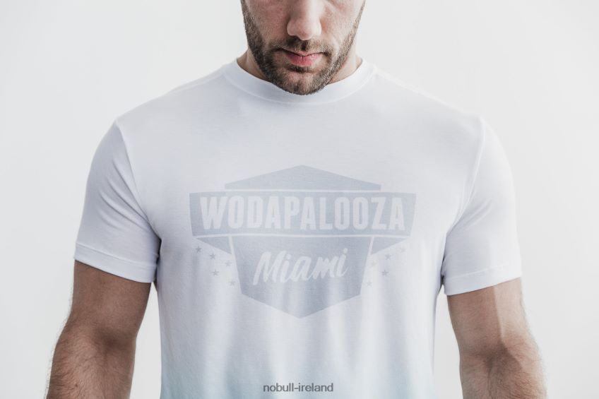 NOBULL N68P2P991Men's Wodapalooza Tee (Dip-Dye) Blue