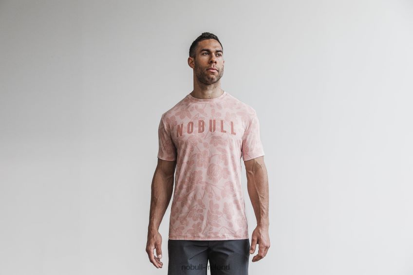 NOBULL N68P2P598Men's Tee (Cherry Blossom) Dusty