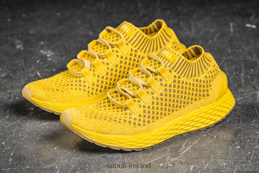 NOBULL N68P2P443Men's Knit Runner Lemon